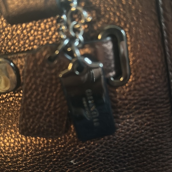COACH SWAGGER METALLIC COPPER WITH GUNMETAL ACCENT VERY GENTLY USED - Picture 2 of 5